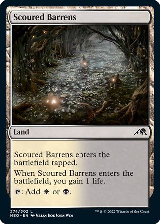 Scoured Barrens 274/302 Kamigawa Neon Dynasty Singles