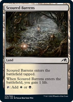 Scoured Barrens 274/302 Kamigawa Neon Dynasty Singles