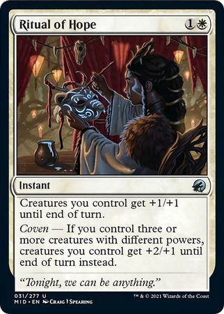 Ritual of Hope 031/277 Innistrad: Midnight Hunt Singles
