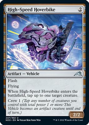 High-Speed Hoverbike 247/302 Kamigawa Neon Dynasty Singles (Español)