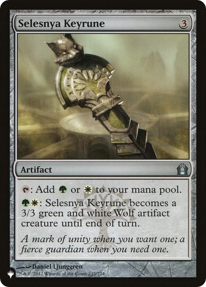 Selesnya Keyrune - The List Reprints (LIST) The List Reprints