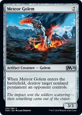 Meteor Golem 232/280 Magic 2020 (M20) Singles