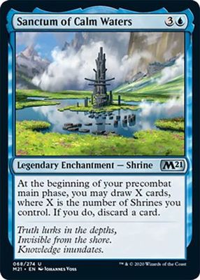 Sanctum of Calm Waters 068/274 Magic 2021 (M21) Singles
