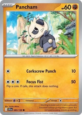 Pancham - 083/159 - Common Scarlet &amp; Violet: Journey Together Singles