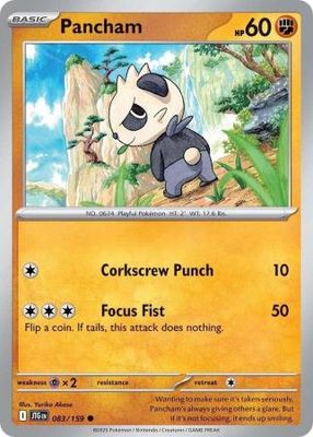 Pancham - 083/159 - Common Scarlet &amp; Violet: Journey Together Singles