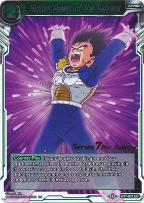 Hidden Power of the Saiyans - BT7-072 - Foil Pre-Release Promo Assault of the Saiyans Pre-Release Promos