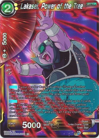 Lakasei, Power of the Tree - BT15-113 - Uncommon Foil UW Series 6: Saiyan Showdown Foil Singles