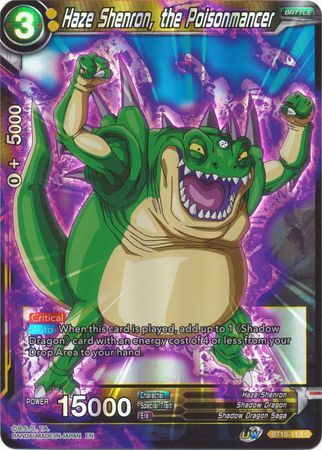 Haze Shenron, the Poisonmancer - BT10-118 - Common Foil UW Series 1: Rise of the Unison Warrior Foil Singles