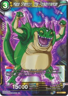 Haze Shenron, the Poisonmancer - BT10-118 - Common Foil UW Series 1: Rise of the Unison Warrior Foil Singles