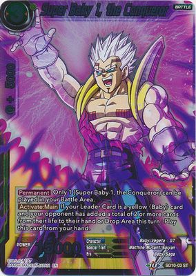 Super Baby 1, the Conqueror - SD10-03 - Foil Starter Deck Parasitic Overlord Starter Deck