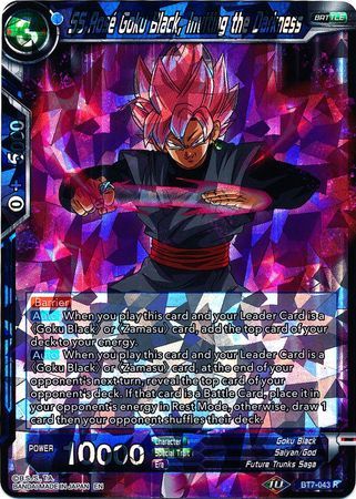 SS Rose Goku Black, Inviting the Darkness - BT7-043 - Rare Assault of the Saiyans Foil Singles