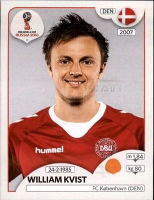 William Kvist 2018 Panini World Cup Stickers Russia #251