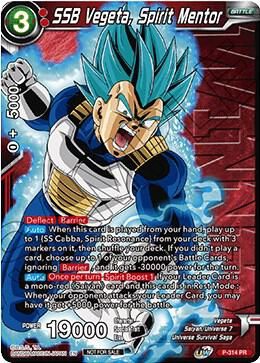 SSB Vegeta, Spirit Mentor (Winner Stamped) - Tournament Promotion Cards (TPR) Foil