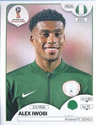 Alex Iwobi Nigeria 2018 Panini FIFA World Cup Stickers #338