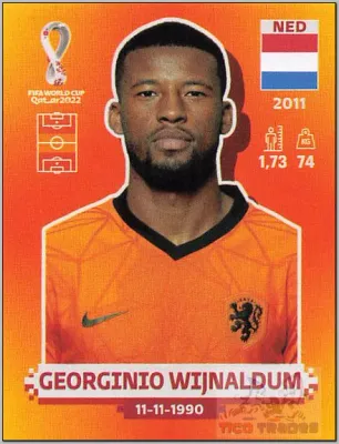 Orange - NED14 Georginio Wijnaldum