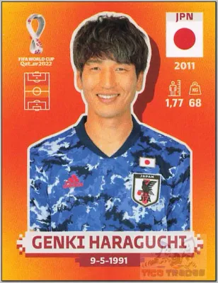 Genki Haraguchi Orange - JPN10 , Qatar Copa Mundial 2022