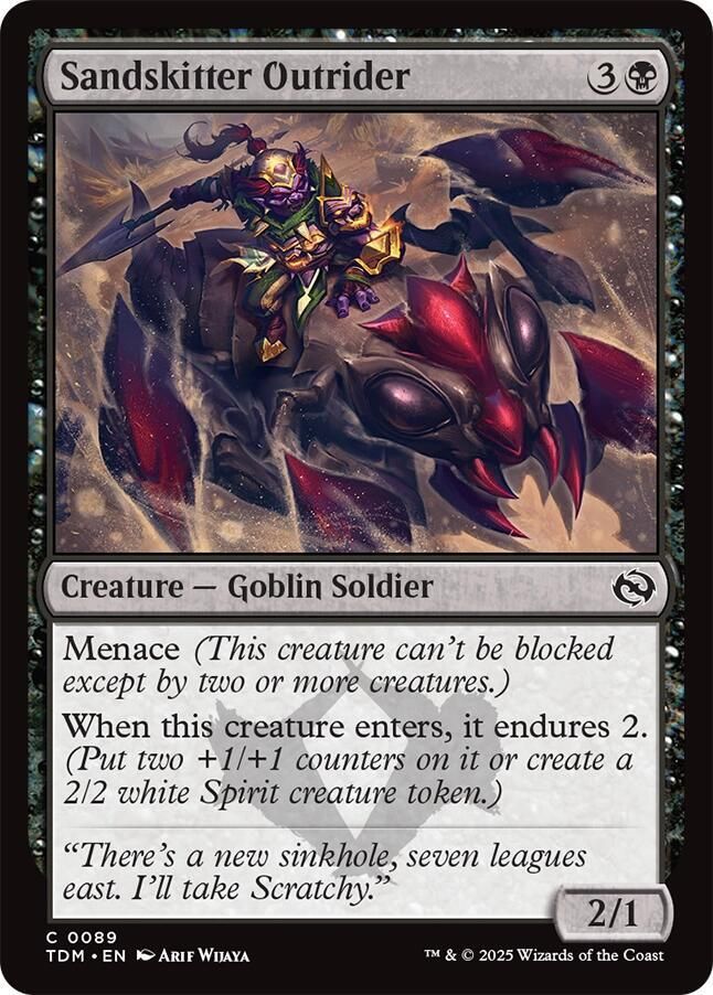 Sandskitter Outrider - Tarkir: Dragonstorm (TDM) Tarkir: Dragonstorm