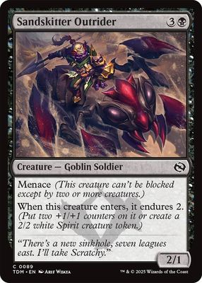 Sandskitter Outrider - Tarkir: Dragonstorm (TDM) Tarkir: Dragonstorm