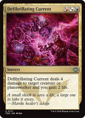 Defibrillating Current - Tarkir: Dragonstorm (TDM) Tarkir: Dragonstorm