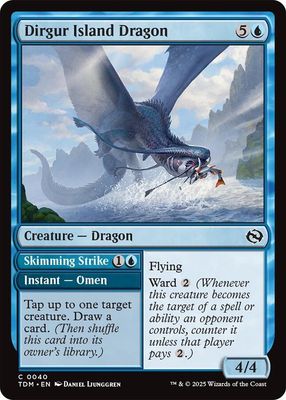 Dirgur Island Dragon - Tarkir: Dragonstorm (TDM) Tarkir: Dragonstorm
