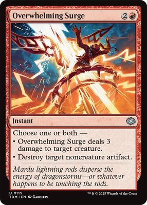 Overwhelming Surge - Tarkir: Dragonstorm (TDM) Tarkir: Dragonstorm