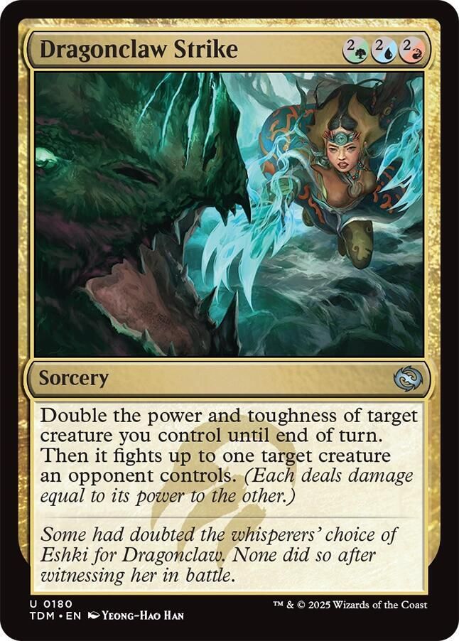 Dragonclaw Strike - Tarkir: Dragonstorm (TDM) Tarkir: Dragonstorm