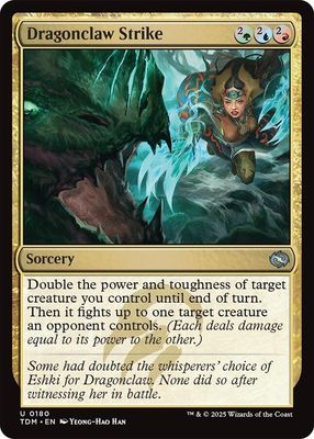 Dragonclaw Strike - Tarkir: Dragonstorm (TDM) Tarkir: Dragonstorm