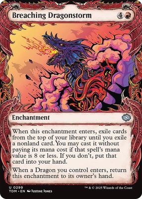 Breaching Dragonstorm (Showcase) - Tarkir: Dragonstorm (TDM) Tarkir: Dragonstorm