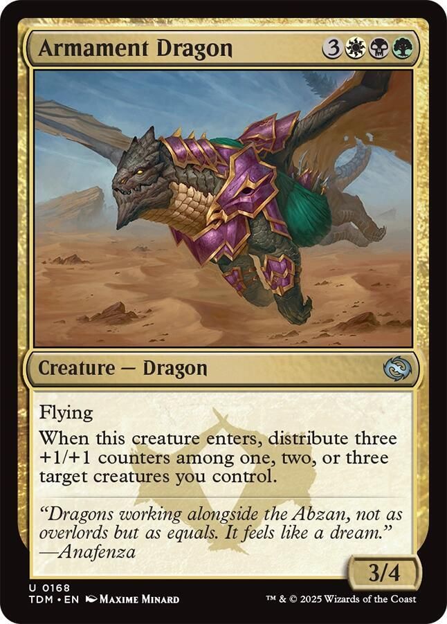 Armament Dragon - Tarkir: Dragonstorm (TDM) Tarkir: Dragonstorm