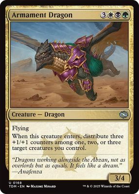 Armament Dragon - Tarkir: Dragonstorm (TDM) Tarkir: Dragonstorm