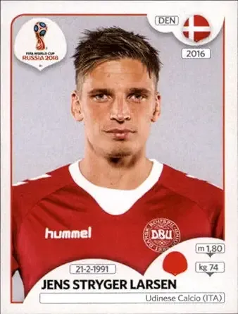 Jens Stryger Larsen 2018 Panini World Cup Stickers Russia #248