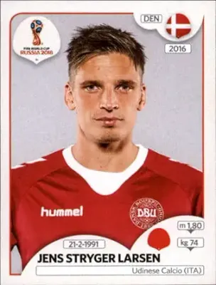 Jens Stryger Larsen 2018 Panini World Cup Stickers Russia #248