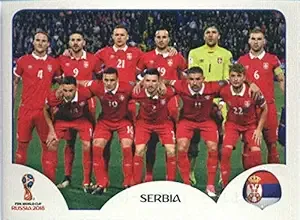 Serbia Team Photo 2018 Panini FIFA World Cup Stickers #401