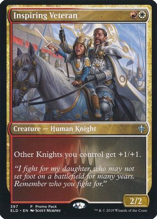 Inspiring Veteran 397 - Promo Pack Non-Foil Promo Magic: The Gathering Promo Cards (Español)