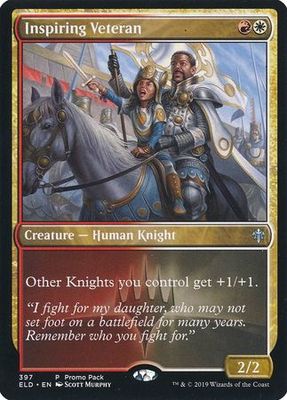 Inspiring Veteran 397 - Promo Pack Non-Foil Promo Magic: The Gathering Promo Cards (Español)