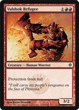 Vulshok Refugee New Phyrexia Singles