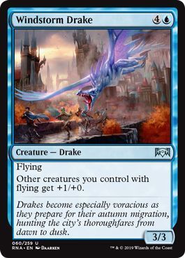 Windstorm Drake 060/259 Ravnica Allegiance Singles