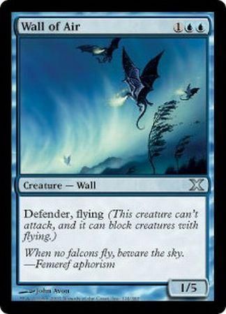 Wall of Air MTG 10th Edition Singles