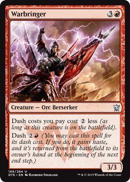 Warbringer 168/264 Dragons of Tarkir Singles (Español)