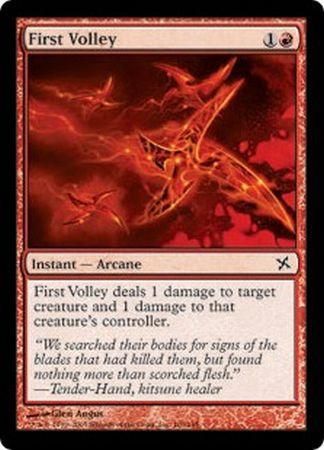 First Volley Betrayers of Kamigawa Singles