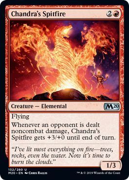 Chandra&#39;s Spitfire 132/280 Magic 2020 (M20) Singles