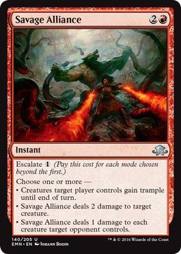 Savage Alliance 140/205 Eldritch Moon Singles (Español)
