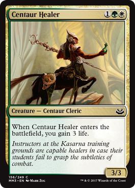 Centaur Healer 156/249 Modern Masters 2017 Singles