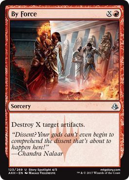 By Force 123/269 Amonkhet Singles