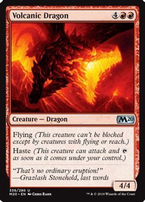 Volcanic Dragon 336/280 Magic 2020 (M20) Singles (Español)