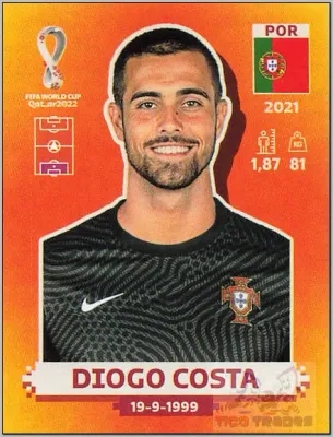 Diogo Costa Orange - POR2, World  Cup Qatar 2022