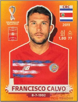 Francisco Calvo Orange - CRC5  , World  Cup Qatar 2022