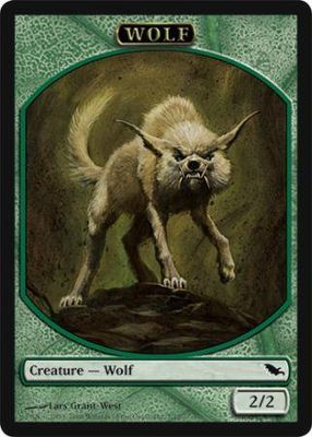 Wolf Token - Shadowmoor Shadowmoor Singles