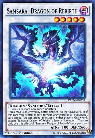Samsara, Dragon of Rebirth - DUEA-EN052 - Super Rare 1st Edition Duelist Alliance 1st Edition Singles