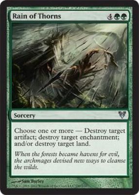 Rain of Thorns Avacyn Restored Singles